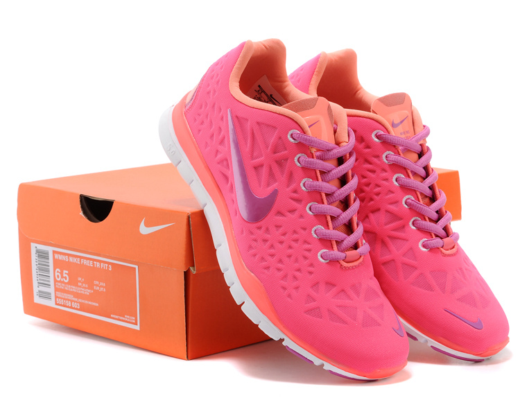 New Women Nike Free Run 5.0 Red Pink