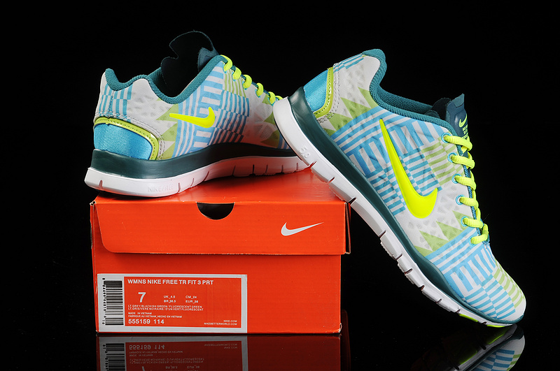 New Nike Free Run 5.0 Trainer Grey Yellow Blue