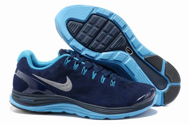 Nike 2013 Moonfall Blue Running Shoes
