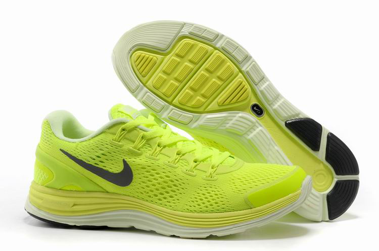 Nike 2013 Moonfall Grenadine Yellow White Running Shoes