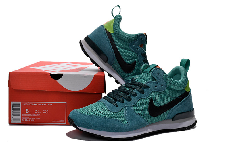 Nike 2015 Archive Blue Black Green Women Shoes - Click Image to Close