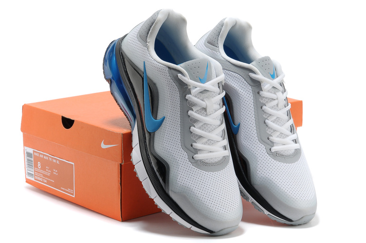 Nike Air Max TR 180 White Black Blue - Click Image to Close