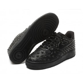 Nike Air Force 1 Low All Black Shoes - Click Image to Close