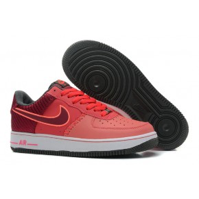 Nike Air Force 1 Low Red Shoes - Click Image to Close