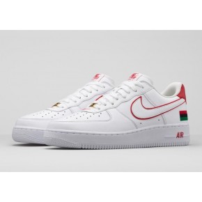 Nike Air Force 1 Low White Red Shoes - Click Image to Close