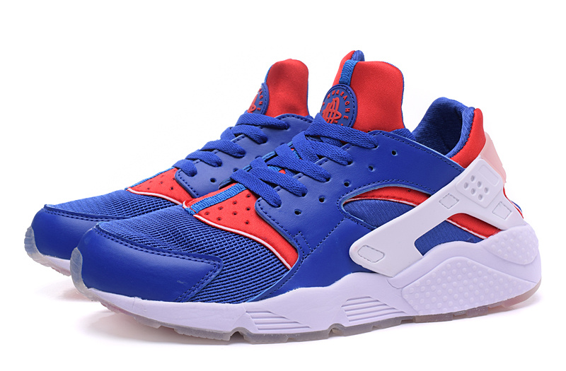 Nike Air Huarach London Blue Red White Shoes