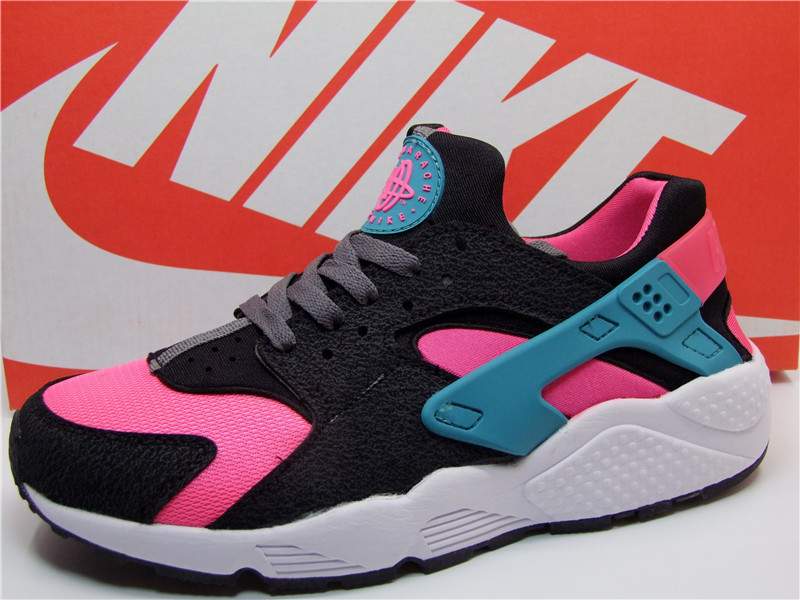 Nike Air Huarache 1 Black Pink Blue White Shoes