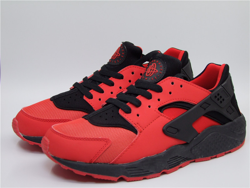 Nike Air Huarache 1 Red Black Shoes - Click Image to Close