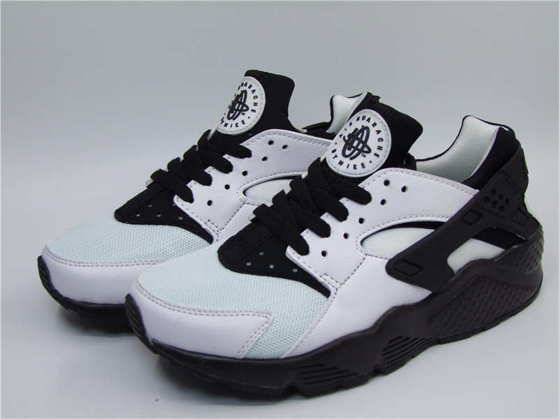 Nike Air Huarache 1 White Black Shoes - Click Image to Close