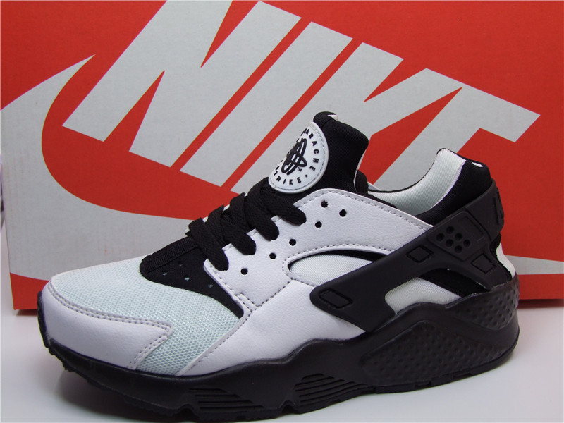 Nike Air Huarache 1 White Black Shoes - Click Image to Close