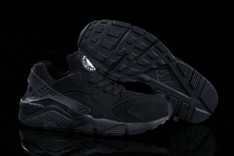 Nike Air Huarache All Black Women Running Shoes