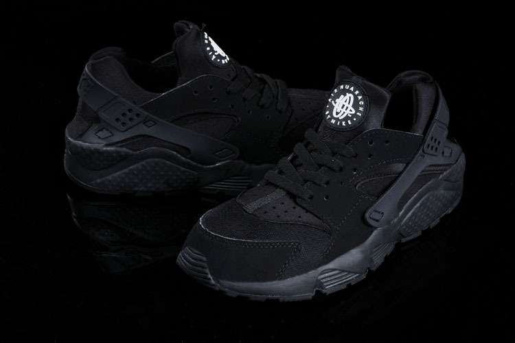 Nike Air Huarache All Black Women Running Shoes