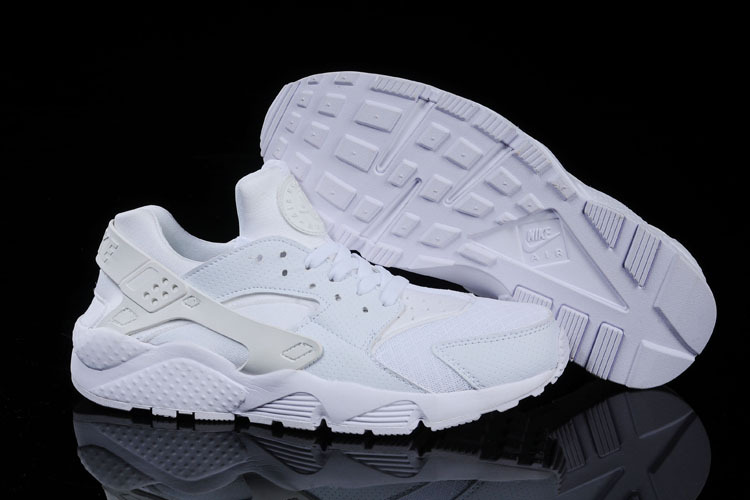 Nike Air Huarache All White Running Shoes