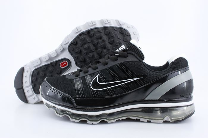 Men Nike Air Max 2009 2 Black Grey - Click Image to Close