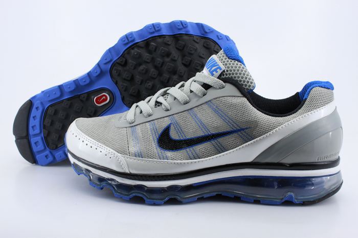 Men Nike Air Max 2009 2 Grey Siver Blue