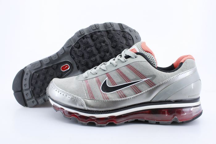 Men Nike Air Max 2009 2 Grey Siver Red