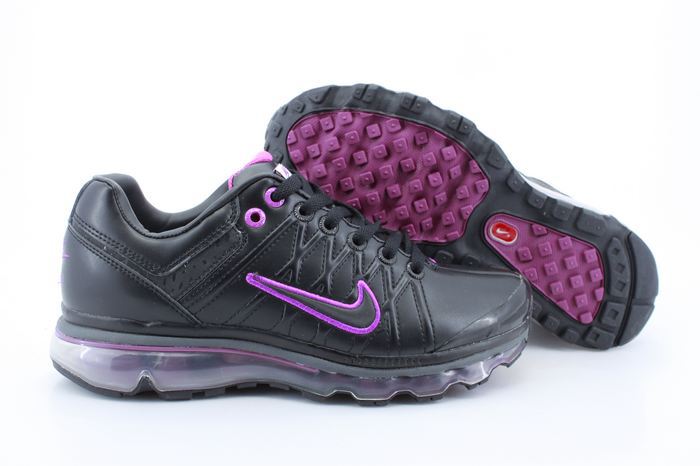 Men Nike Air Max 2009 3 Black Purple - Click Image to Close