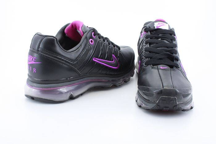 Women Nike Air Max 2009 3 Black Purple - Click Image to Close