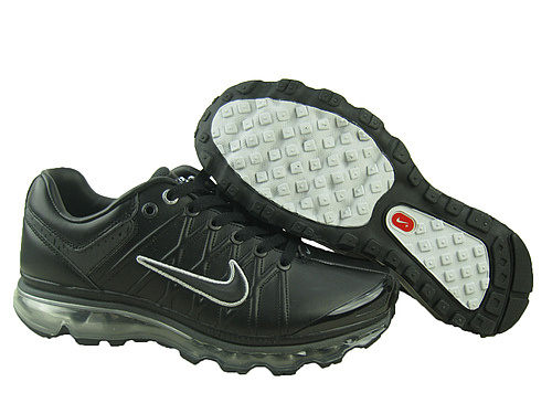 Women Nike Air Max 2009 3 Black White - Click Image to Close