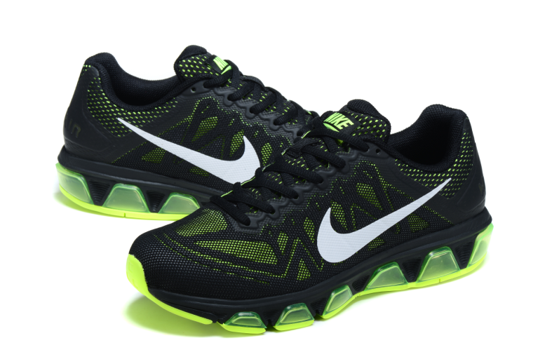 Nike Air Max 2010 20K Black Green Women Shoes - Click Image to Close