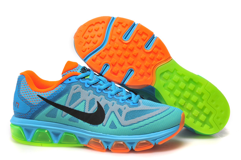 Nike Air Max 2010 20K Blue Orange Shoes - Click Image to Close