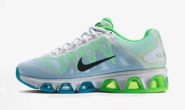 Nike Air Max 2010 20K White Blue Green Women Shoes - Click Image to Close