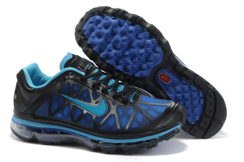 Nike Air Max 2011 Black Blue - Click Image to Close