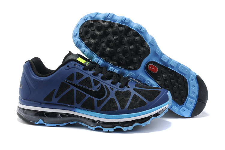 Nike Air Max 2011 Black Dark Blue Women Shoes