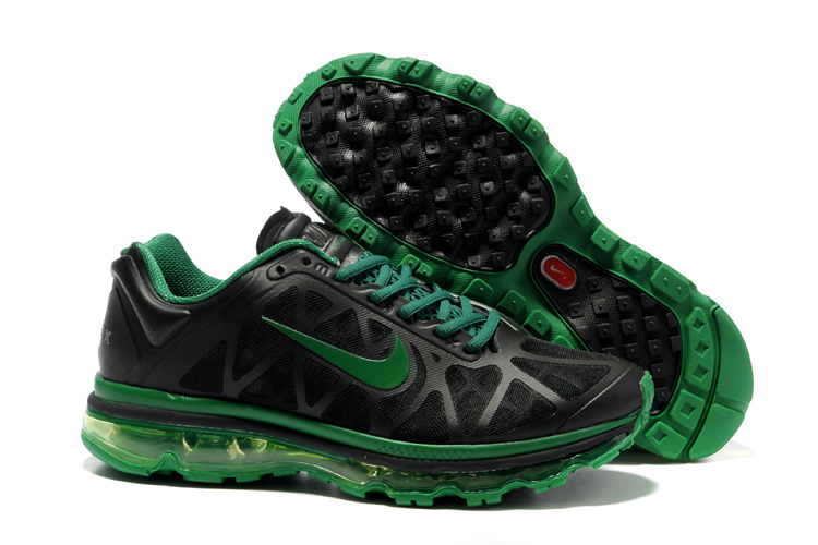 Nike Air Max 2011 Black Green - Click Image to Close