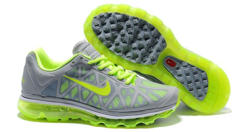 Nike Air Max 2011 Green Fluorescent Green - Click Image to Close