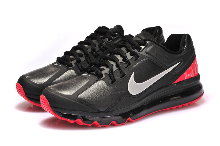 Nike Air Max 2013 Black Red Running Shoes - Click Image to Close