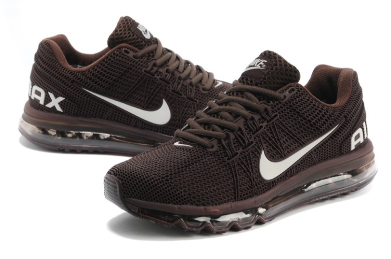 Nike Air Max 2013 Deep Brown Running Shoes - Click Image to Close