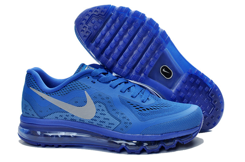 Nike Air Max 2014 Cushion All Blue Shoes - Click Image to Close