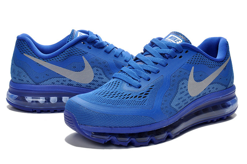 Nike Air Max 2014 Cushion All Blue Shoes - Click Image to Close