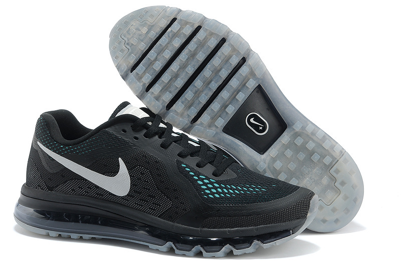 Nike Air Max 2014 Cushion Black Shoes - Click Image to Close