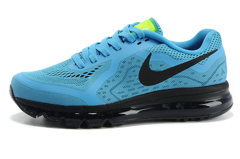 Nike Air Max 2014 Cushion Blue Black Shoes - Click Image to Close