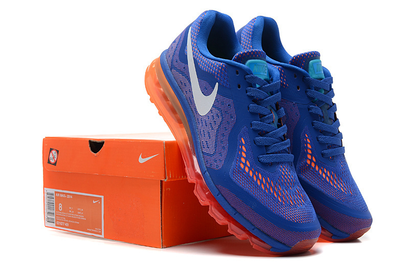 Nike Air Max 2014 Cushion Blue Orange Shoes