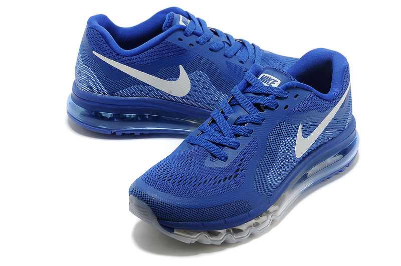 Nike Air Max 2014 Cushion Blue White Shoes - Click Image to Close