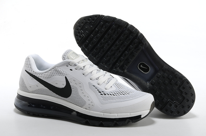 Nike Air Max 2014 Cushion Grey Black Logo Shoes - Click Image to Close