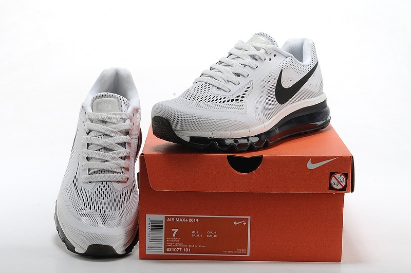 Nike Air Max 2014 Cushion Grey Black Logo Shoes - Click Image to Close