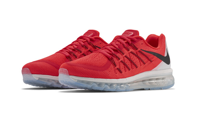 Nike Air Max 2015 Red White Shoes - Click Image to Close