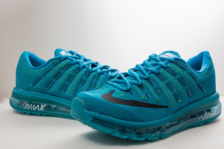 Nike Air Max 2016 All Blue Shoes - Click Image to Close