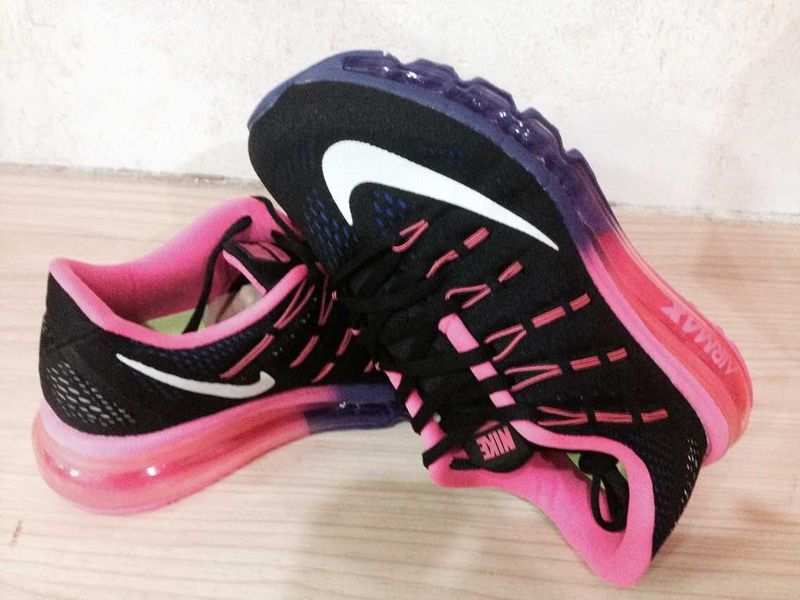 Nike Air Max 2016 Black Pink Shoes For Women - Click Image to Close