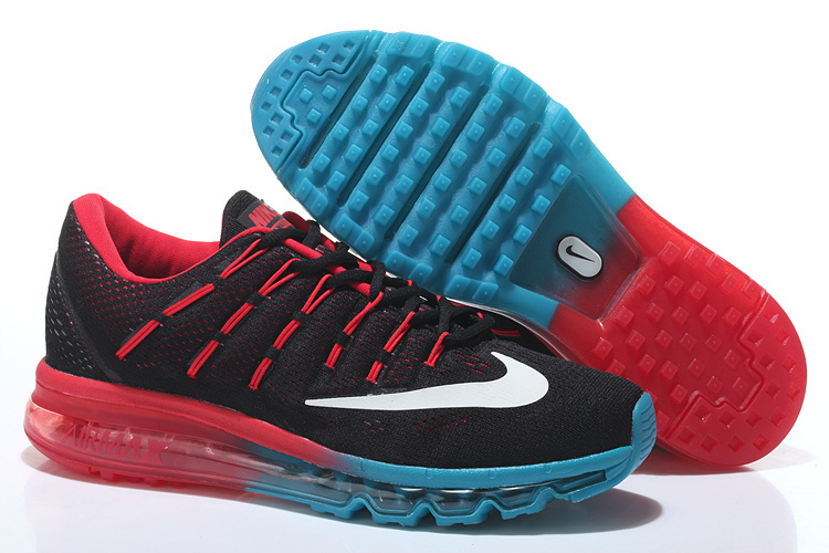 Nike Air Max 2016 Black Red Blue Shoes - Click Image to Close