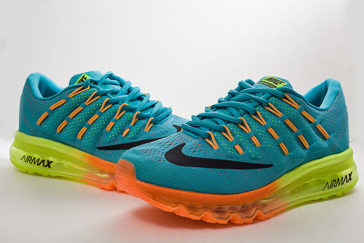 Nike Air Max 2016 Blue Orange Volt Shoes