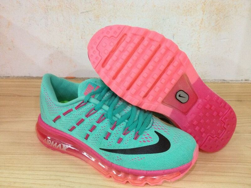 Nike Air Max 2016 Green Red Shoes For Women