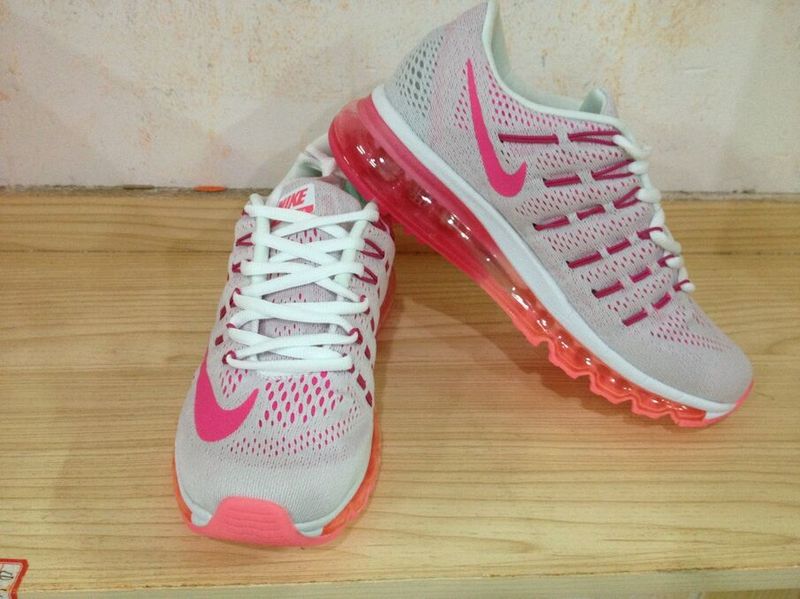 Nike Air Max 2016 Grey White Pink Shoes For Women