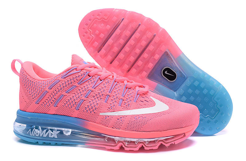 Women Nike Air Max 2016 Pink Blue Shoes