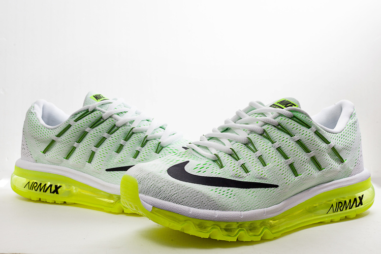 Nike Air Max 2016 White Green Shoes