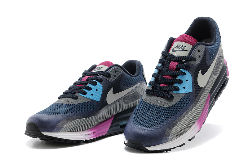 Nike Air Max 25th Anniversary Black Blue Grey Purple Shoes - Click Image to Close